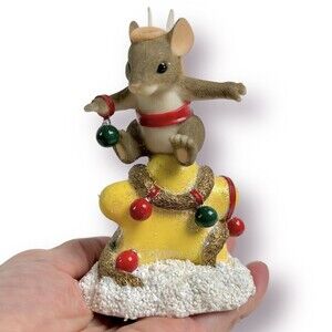 Charming Tails THE CHRISTMAS STAR Fitz and Floyd Special Ed Mouse 98/279 Box '02